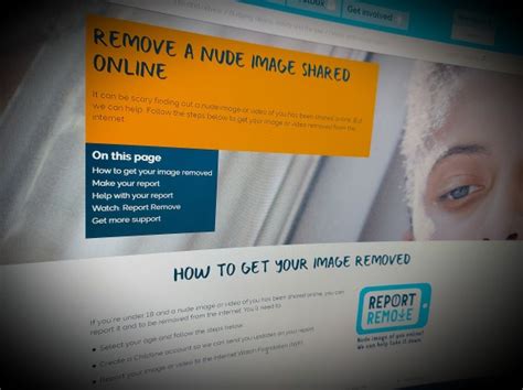 Remove nude images shared online